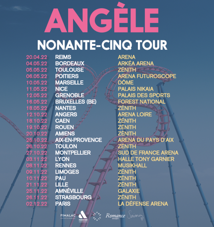 Angèle Nonante-Cinq Tour